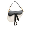 Secondhand Dior Mini Bicolor Calfskin Saddle Bag