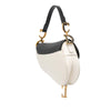 Secondhand Dior Mini Bicolor Calfskin Saddle Bag