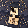 Dior Denim Cannage Studded DiorAddict Wallet on Chain Secondhand