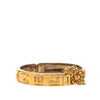 Chanel Gold Plated Logo Bangle Bracelet Secondhand