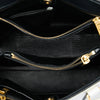 Prada Medium Spazzolato Leather Open Promenade Satchel Secondhand
