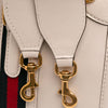 Gucci Medium Calfskin Web Bauletto Top Handle Bag Secondhand