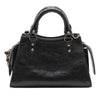 Balenciaga Mini Lambskin Embellished Motocross Neo Classic City Satchel Secondhand