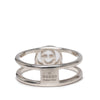 Gucci Sterling Silver Interlocking G Ring Secondhand