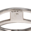 Gucci Sterling Silver Interlocking G Ring Secondhand