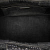 Prada Studded Denim Canapa Logo Tote Secondhand