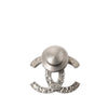 Chanel CC Brass and Strass Pin Brooch Secondhand