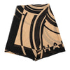 Chanel CC Cotton Geometric Print Shawl Secondhand