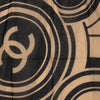 Chanel CC Cotton Geometric Print Shawl Secondhand