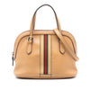 Gucci Mini Leather Web Dome Satchel Secondhand