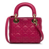 Dior Mini Lambskin Cannage Lady Dior Secondhand