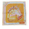 Secondhand Hermès Gavroche Chevaloscope Neon Pointille Silk Scarf