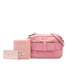 Miu Miu Goatskin Madras Fiocco Bow Camera Bag Secondhand