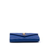 Saint Laurent Grain De Poudre Matelasse Chevron Monogram Flap Wallet Secondhand