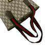 Gucci GG Supreme Plus Sherry Line Web Tote Secondhand