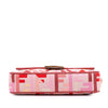 Fendi Zucca Embroidered Canvas Baguette Satchel Secondhand
