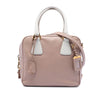 Prada Small Bicolor Saffiano Square Bauletto Satchel Secondhand