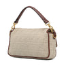 Secondhand Fendi Zucca Embroidered Canvas Baguette Satchel