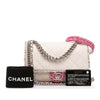 Chanel Quilted Lambskin and Tweed Elegant Trim Flap Secondhand