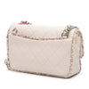 Chanel Quilted Lambskin and Tweed Elegant Trim Flap Secondhand