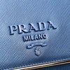 Prada Saffiano Lux Metal Bar Chain Crossbody Secondhand