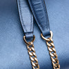Prada Saffiano Lux Metal Bar Chain Crossbody Secondhand