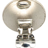 Secondhand Chanel Silver Cruise CC Logo Disc Clip on Earrings