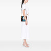 Fendi Suede and Leather Kan U Colorblock Satchel Secondhand