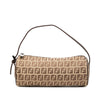 Fendi Zucchino Canvas Barrel Pochette Secondhand