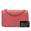 Secondhand Chanel Medium Chevron Lambskin Statement Flap