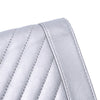 Chanel Chevron Quilted Metallic Lambskin Mademoiselle Wallet On Chain Secondhand