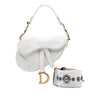 Dior Mini Oblique Embroidered Canvas Saddle Bag Secondhand