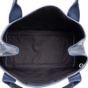 Balenciaga Calfskin Perforated Navy Cabas Tote S Secondhand