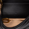 Gucci Mini GG Marmont Matelasse Calfskin Half Moon Flap Crossbody Secondhand