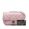 Secondhand Chanel Mini Quilted Metallic Calfskin Coco Pleats Chain Flap