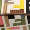 Secondhand Fendi Zucca Canvas Embroidered Baguette Satchel