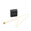 Secondhand Chanel Gold Plated Resin Ball Pendant Necklace