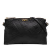 Burberry Small Grain Check Embossed Leather Chichester Crossbody Secondhand