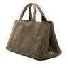 Prada Canvas Canapa Logo Satchel Secondhand