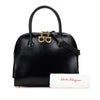 Ferragamo Leather Gancini Dome Satchel Secondhand