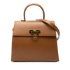 Secondhand Ferragamo Small Leather Gancini Iconic Top Handle Bag