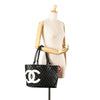 Secondhand Chanel Large Lambskin Cambon Ligne Tote