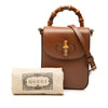 Gucci Mini Calfskin Bamboo Top Handle Bag Secondhand