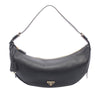 Prada Large Calfskin Demi Lune Shoulder Bag Secondhand