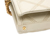Saint Laurent Quilted Lambskin Diamond Becky Chain Wallet Secondhand
