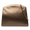 Ferragamo Metallic Calfskin Chain Shoulder Bag Secondhand