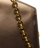 Ferragamo Metallic Calfskin Chain Shoulder Bag Secondhand
