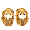 Chanel CC Oval Clip On Earrings Secondhand