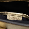 Burberry Medium Metallic Leather and House Check Banner Satchel Secondhand