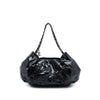 Chanel Patent Accordion Camellia Tote Secondhand